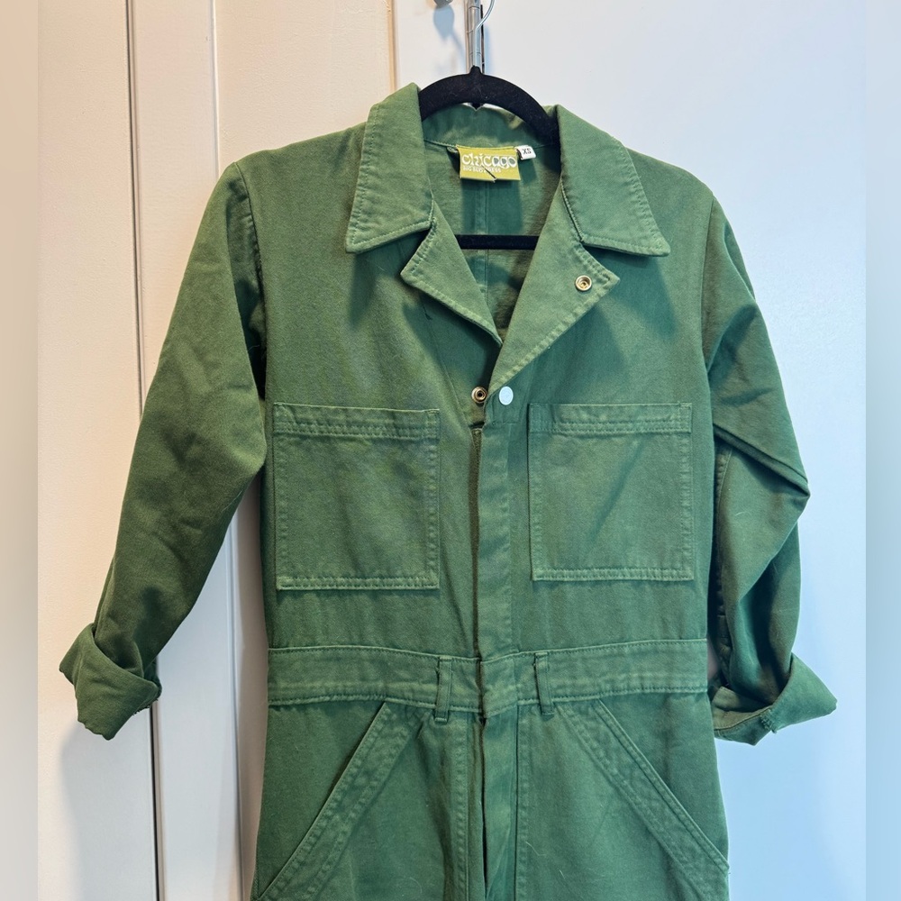 Big Bud Press Olive Utility Jumpsuit